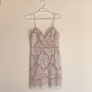 White Lace and TanDress